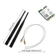 Antene WIFI + Placa de Retea Intel Dual Band Wireless-AC 8265NGW